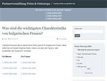 Tablet Screenshot of partnervermittlung-polen.net